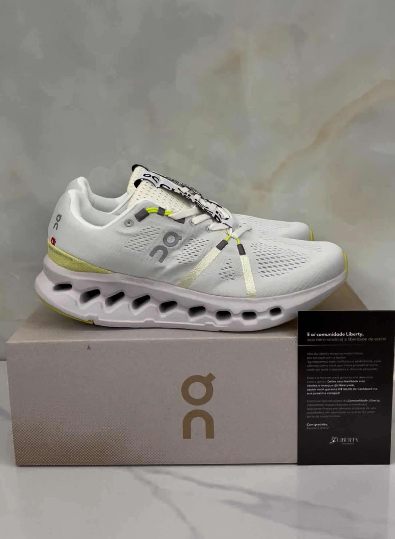 On Cloudsurfer 2  White | Sand