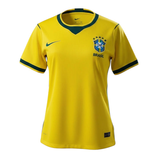 Camisa Seleção Brasil Copa 2026   Amarela -    Torcedora Feminina