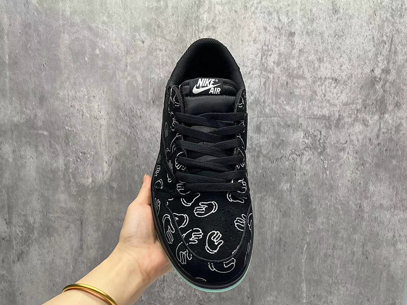 Jordan 1 Low Travis Scott Black Fluorescent