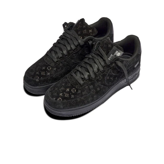 Louis Vuitton x Nike Air Force 1 Low By Virgil Abloh Black