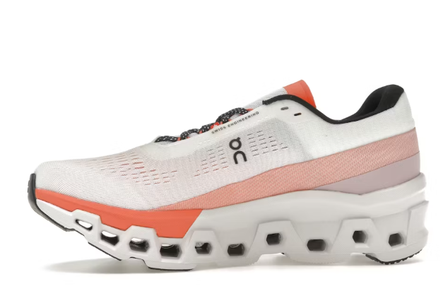 On Cloudmonster “Undyed | Flame”