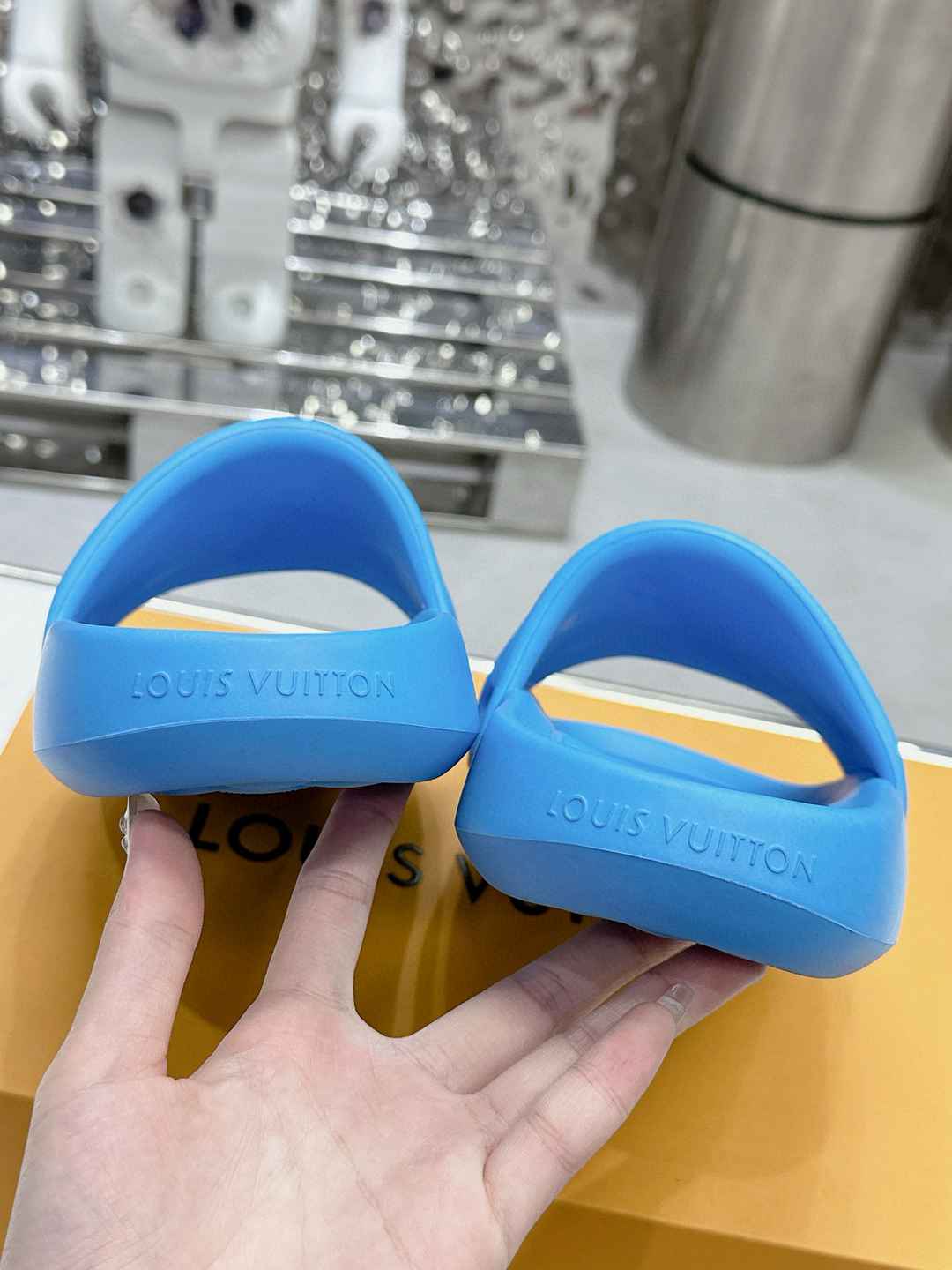 Chinelo Louis Vuitton Blue