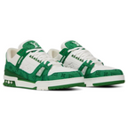 Louis Vuitton Trainer Green Monogram Denim
