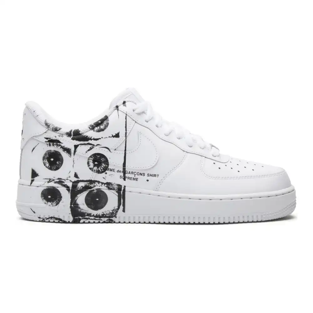 Comme des Garçons x Supreme x Nike Air Force 1 Low Eyes