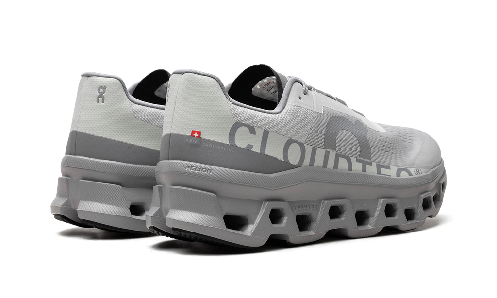 On Cloudmonster "Ice | Alloy"