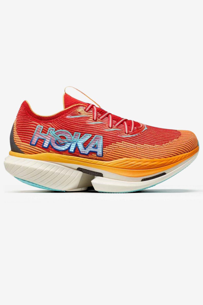 Hoka Cielo X1 Unissex - Cerise/Solar Flare