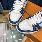 Louis Vuitton LV Trainer Monogram Denim Blue