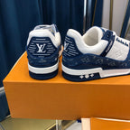 Louis Vuitton LV Trainer Monogram Denim Blue