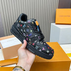 Louis Vuitton Trainer Black Colorful