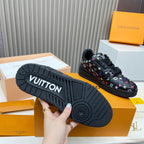 Louis Vuitton Trainer Black Colorful
