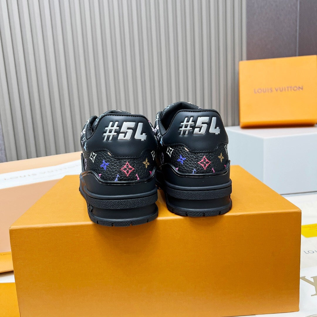 Louis Vuitton Trainer Black Colorful