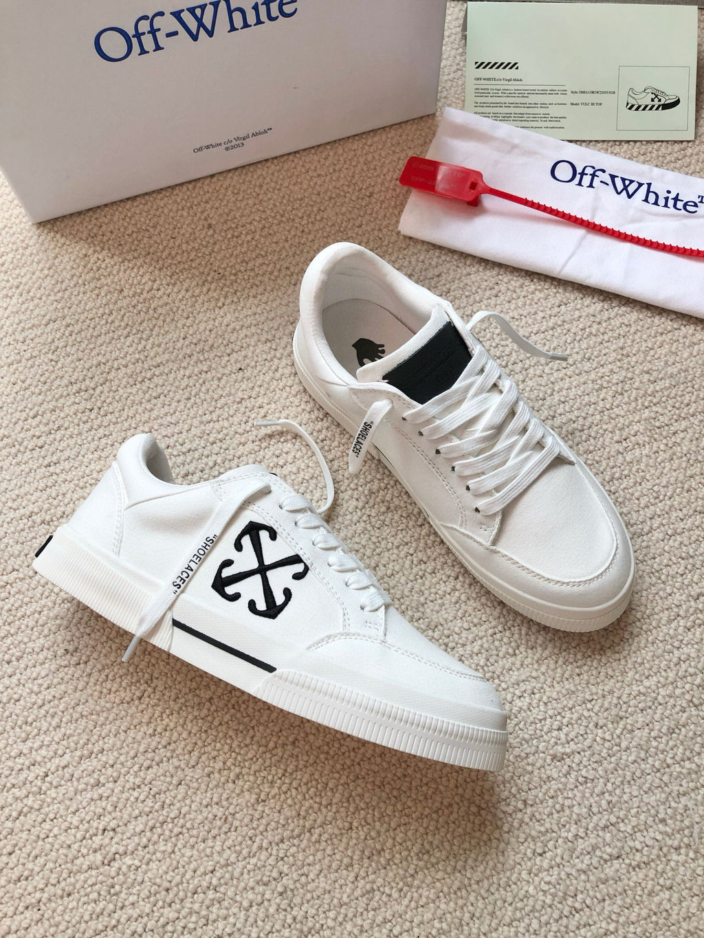 Off-White New Low Vulcanized White