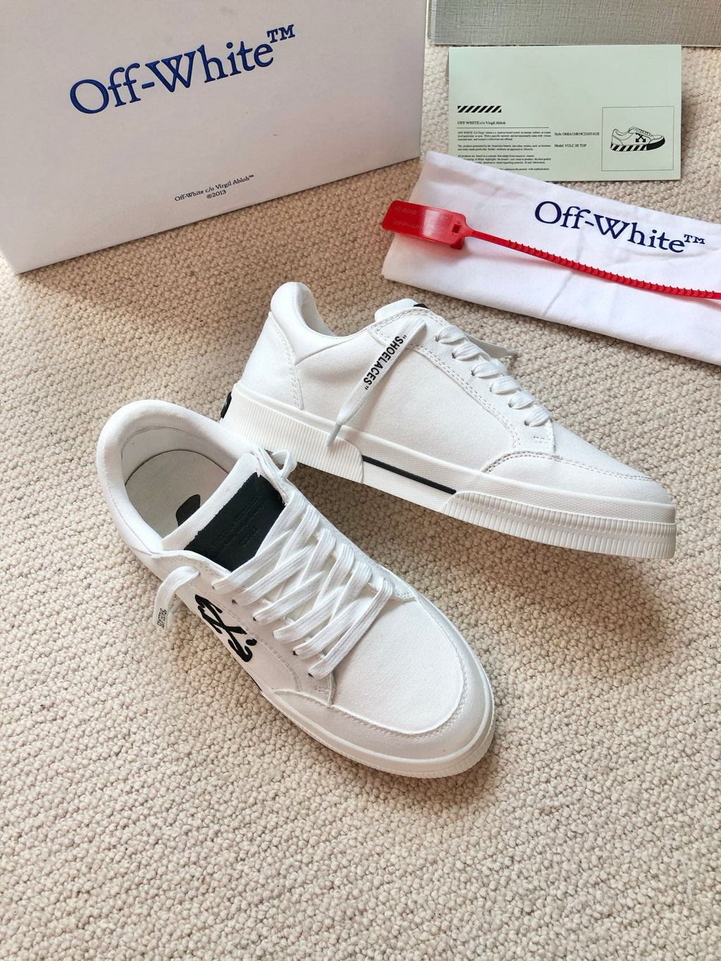 Off-White New Low Vulcanized White