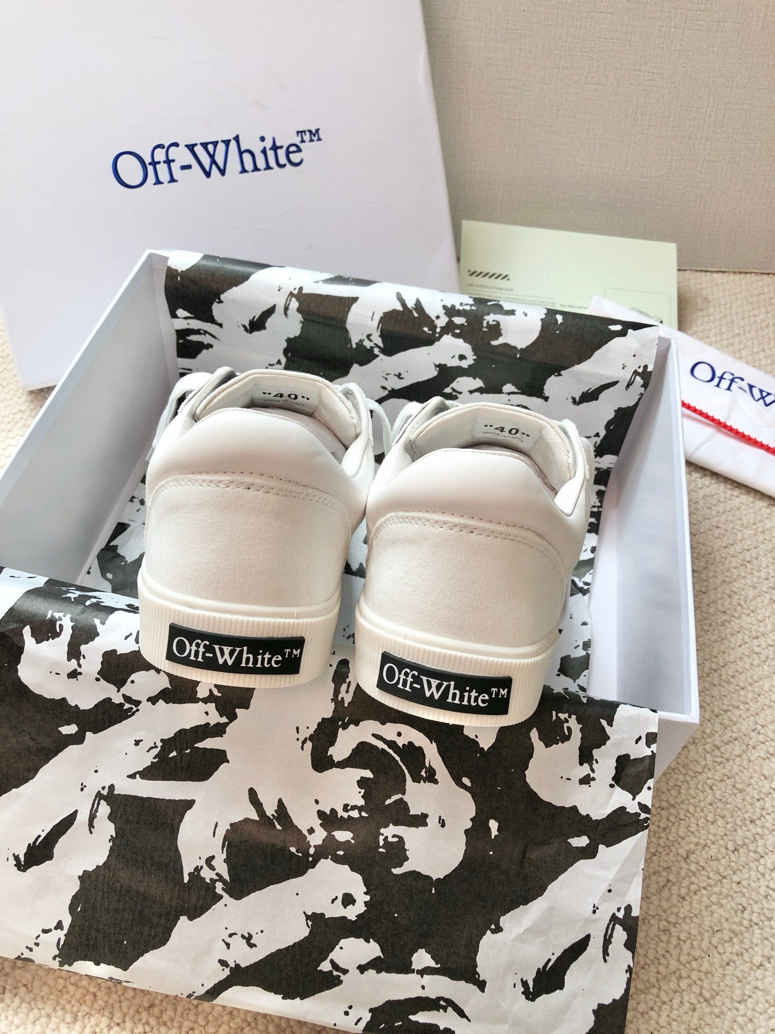 Off-White New Low Vulcanized White