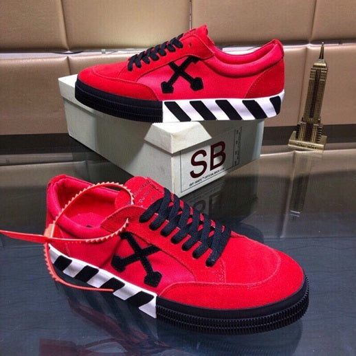 Off-White Vulcanized Red